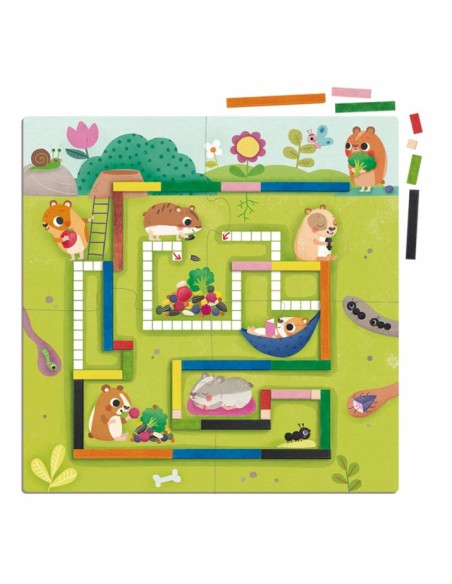 Contar con regletas hamster del 1 al 10