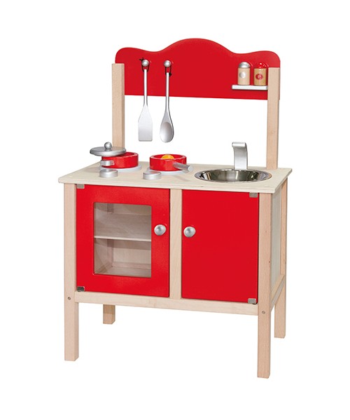 Cocina madera roja 2