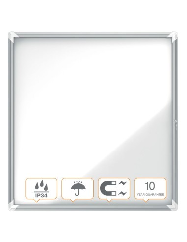 Vitrina exterior aluminio fondo magnético 100 x...