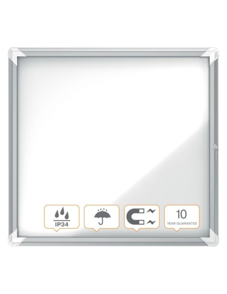 Vitrina exterior aluminio fondo magnético 75,2 X 69,2 X 4,5cm