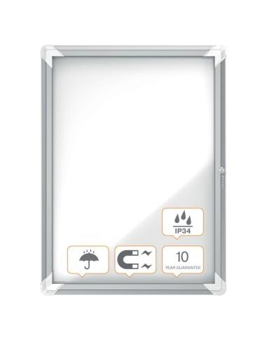 Vitrina exterior aluminio fondo magnético 100 x...