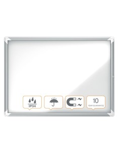 Vitrina exterior aluminio fondo magnético 69,2 x 97,2 x... 2