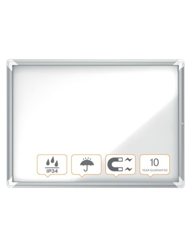 Vitrina exterior aluminio fondo magnético 69,2...