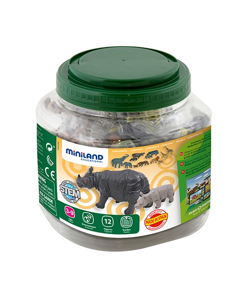 Animales salvajes y bebés (12 un.) 2