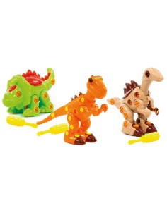Atornilla 3 dinosaurios