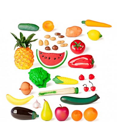 Frutas, hortalizas y frutos secos (36 u)