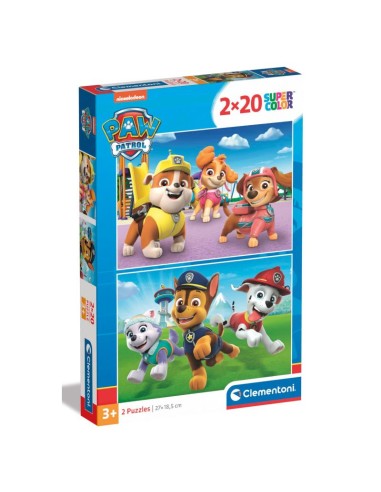 Puzle Paw Patrol - 2 puzles x 20 piezas