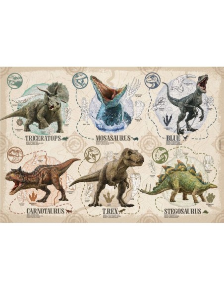 Puzle Jurassic World - 104 piezas