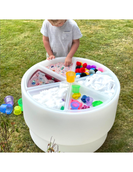 Mesa de luz y agua 75cm diámetros