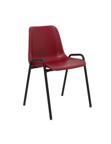 Silla carcasa modelo 140 Rojo / Patas Negras -...