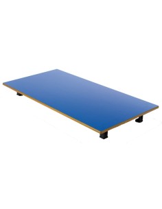 Mesa plegable Verde Pistacho / Patas Gris - 60 cm. de alto 2