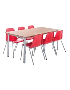 Mesa lectura y comedor Verde / Patas Verdes 2