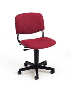 Silla 230R patas giratorias - Rojo / Estructura Negra