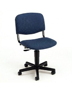 Silla 230R patas giratorias - Azul Oscuro / Estructura Negra