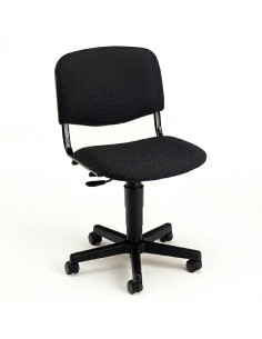 Silla 230R patas giratorias - Negro / Estructura Negra