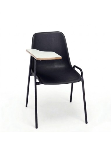 Silla pala diestro Negro / Patas negras - 45 cm.