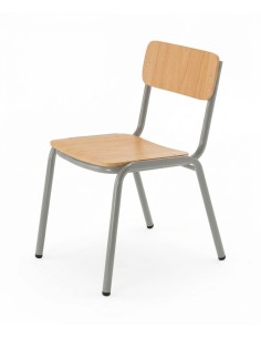 Silla preescolar Haya / Patas Gris - 32 cm. de alto