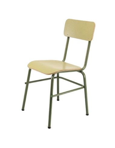 Silla Verde / Patas Verdes - 39 cm. de alto