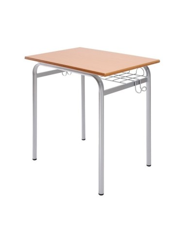 Pupitre rejilla Haya / Patas gris - 60x50x70 cm.