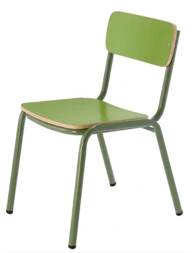 Silla preescolar Verde Pistacho / Patas Verdes...