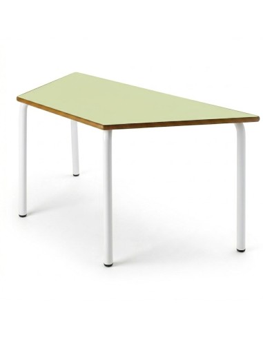 Mesa trapezoidal 120x60x60 cm. Verde Pistacho /...