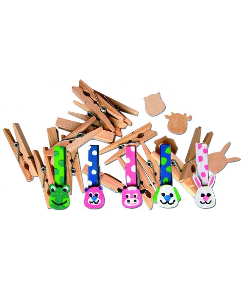 Pinzas para decorar - 75 piezas