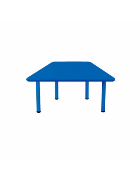 Mesa trapezoidal polipropileno Azul - 52 cm. de alto