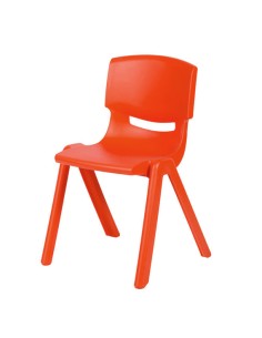 Silla polipropileno Rojo - 26 cm. de alto