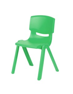 Silla polipropileno Verde - 30 cm. de alto