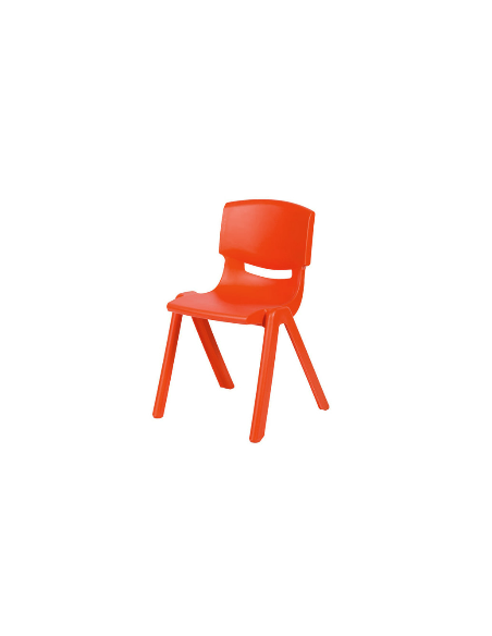 Silla polipropileno Rojo - 34 cm. de alto