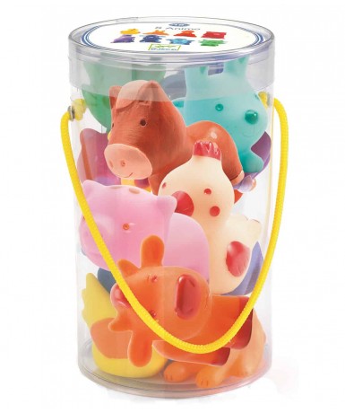 7 Animales diferentes tropo granja. Djeco