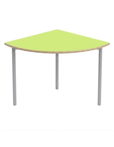Mesa E145 1/4 de circulo Verde Pistacho / Patas...
