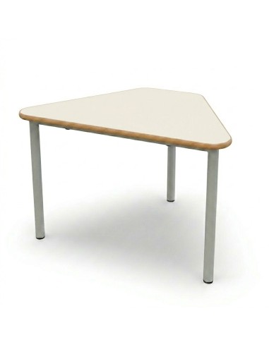 Mesa E165 1/6 de hexágono Blanco Roto / Patas...