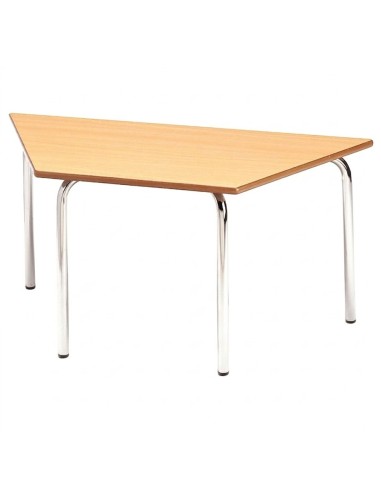 Mesa trapezoidal Haya / Patas Gris Cromado - 54...