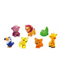 7 Animales diferentes tropo selva. Djeco