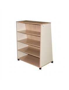 Expositor librería dos caras - Blanco Roto 2