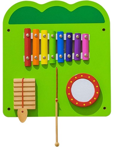 Gran panel pared cocodrilo