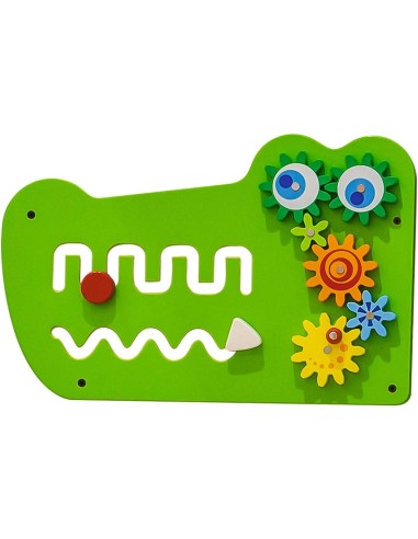 Gran panel pared cocodrilo