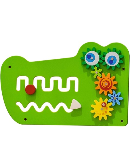 Gran panel pared cocodrilo