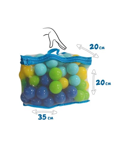 Bolas para piscina 6 cm. - 100 unidades