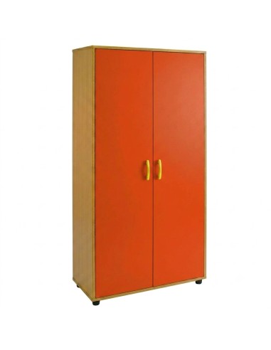 Mueble armario: 2 puertas + 5 huecos - Haya /...