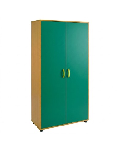 Mueble armario: 2 puertas + 5 huecos - Haya /...