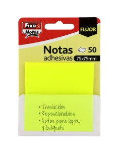 Notas adhesivas translúcidas - Amarillo