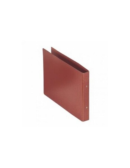 Carpeta de cartón A5 apaisado : 4 anillas de 25 mm. - 10 unidades