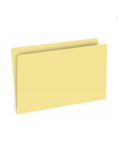 Subcarpetas para fastener Amarillo Pastel - 50 unidades