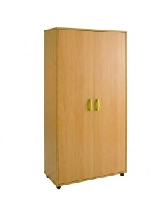 Mueble armario: 2 puertas + 5 huecos - Haya / Haya
