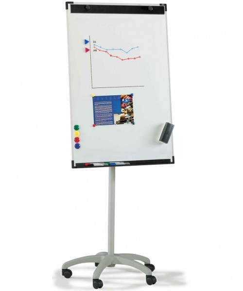 Caballete metálico con ruedas