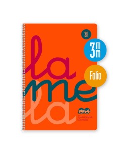 Bloc cuadrovía polipropileno Naranja: Cuadro 3 mm. - 5...