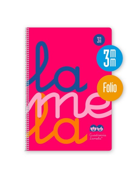 Bloc cuadrovía polipropileno Magenta: Cuadro 3 mm. - 5 unidades