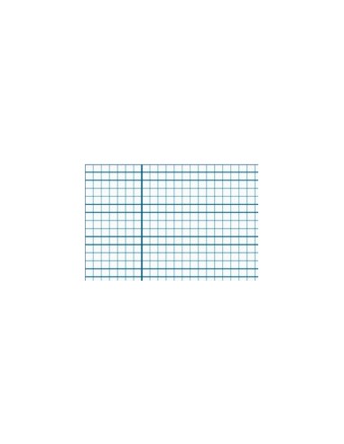 Cuaderno pautado A5: Cuadro 4mm. - 10 unidades